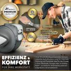 TRESKO® Automatische Luchtslang - 15M - Slanghaspel - Grijs, Verzenden, Nieuw