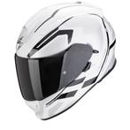 Scorpion EXO-491 Kripta Wit-Zwart Integraalhelm, Motoren, Kleding | Motorhelmen, Nieuw met kaartje, Overige merken, Heren, Verzenden
