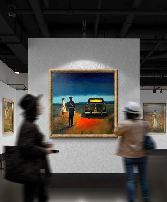 Le Yack - Sous le ciel d’orage - Handmade! - unique work, Antiek en Kunst, Kunst | Schilderijen | Modern