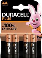 Duracell Alkaline Plus AA batterij 4 pack, Audio, Tv en Foto, Accu's en Batterijen, Verzenden, Nieuw