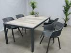 hartman tuinset Jill element met tanger tafel 168, Tuin en Terras, Tuinsets en Loungesets, 4 zitplaatsen, Tuinset, Stoel, Nieuw