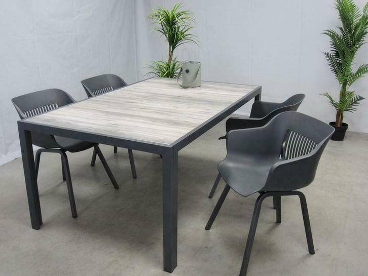 hartman tuinset Jill element met tanger tafel 168, Tuin en Terras, Tuinsets en Loungesets, Eettafel, Stoel, 4 zitplaatsen, Nieuw