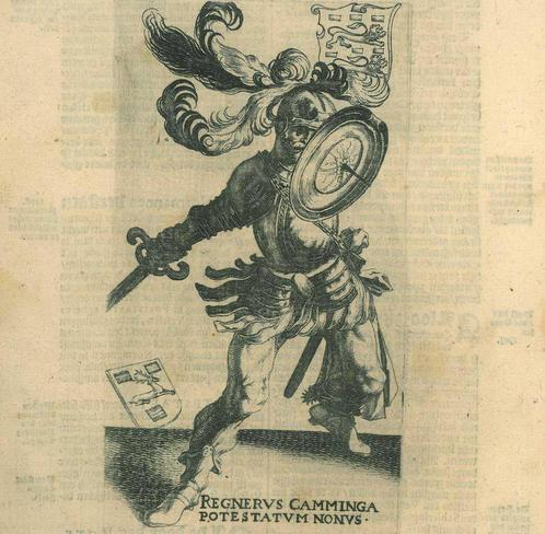 Portrait of Reinier Camminga, Antiek en Kunst, Kunst | Etsen en Gravures