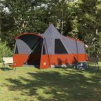 vidaXL Teepee Tent 8-Persoon Grijs en Oranje 720 x 465 x 295, Verzenden, Nieuw