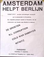 vintage poster over ondersteuning van duitse krakers, Verzenden, Nieuw, Overige onderwerpen, Met lijst