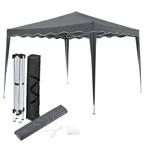 Inklapbare Partytent Vivara - 3 x 3m - Grijs, Verzenden, Nieuw