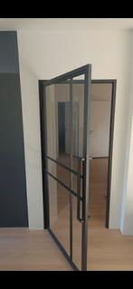 Stalendeur met kozijn opruiming €350,-, Binnendeur, Nieuw, Glas, 200 tot 215 cm