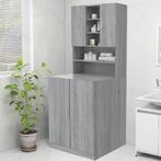 vidaXL Wasmachinekast 70,5x25,5x90 cm grijs sonoma, Verzenden, Nieuw