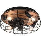 LED Plafondlamp met Ventilator - Plafondventilator - Trion, Huis en Inrichting, Lampen | Plafondlampen, Ophalen of Verzenden, Nieuw