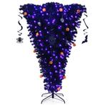 2dekans | Coast 180 cm zwarte kunstmatige kerstboom verlicht, Diversen, Kerst, Ophalen of Verzenden, Zo goed als nieuw
