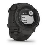Garmin Instinct 2 45 mm zwart met een zwarte siliconen, Verzenden, Zo goed als nieuw