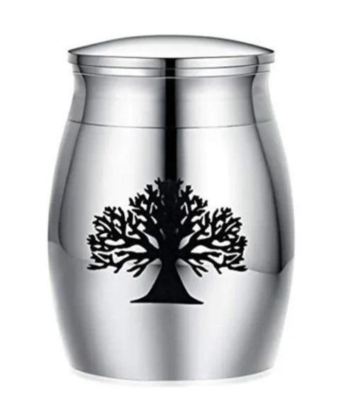 Urn mini | RVS | levensboom / A (Honden urn, Dieren urn), Dieren en Toebehoren, Honden-accessoires, Nieuw, Verzenden