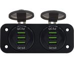 ProRide® 12V USB Stopcontact 6 Poorten - Tweevoudig Inbouw -, Nieuw, Verzenden