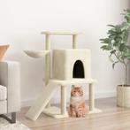vidaXL Kattenmeubel met sisal krabpalen 96,5 cm crèmekleurig, Dieren en Toebehoren, Katten-accessoires, Verzenden, Nieuw
