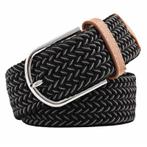 Fako Fashion - Elastische Riem - Canvas - Gevlochten - 105cm, Kleding | Dames, Riemen en Ceinturen, Verzenden, Nieuw