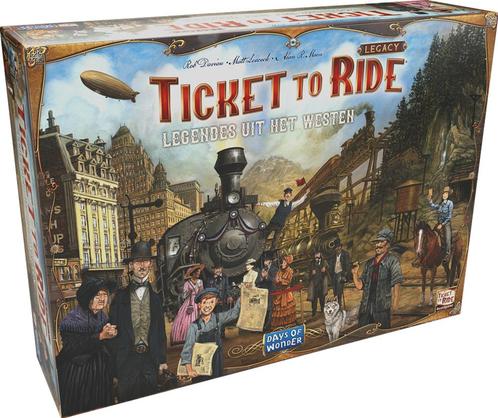 Ticket to Ride Legacy - Legendes uit het Westen | Days Of, Hobby en Vrije tijd, Gezelschapsspellen | Bordspellen, Nieuw, Verzenden