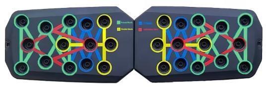 Opvouwbare Push-Up Boardset – Multifunctioneel Fitnesssystee, Sport en Fitness, Fitnessmaterialen, Nieuw, Verzenden