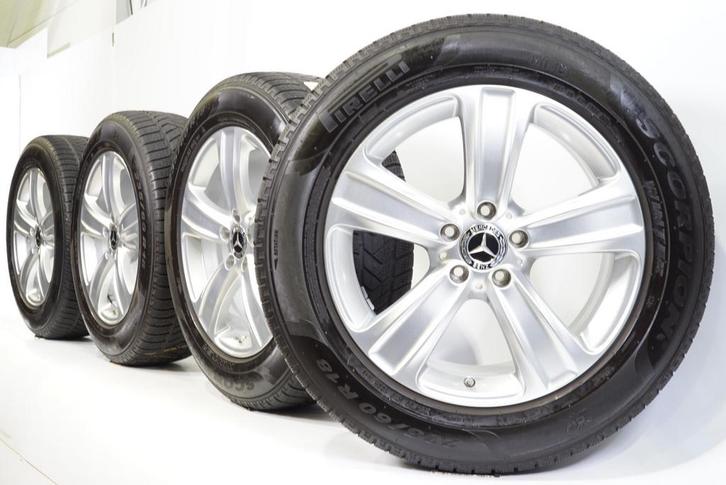 Mercedes GLC W253 X253 18 inch velgen + Winterbanden Pirelli, Auto-onderdelen, Banden en Velgen, Velg(en), Gebruikt, 18 inch, Winterbanden