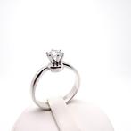 Ring - 18 karaat Witgoud Diamant (Natuurlijk), Sieraden, Tassen en Uiterlijk, Nieuw