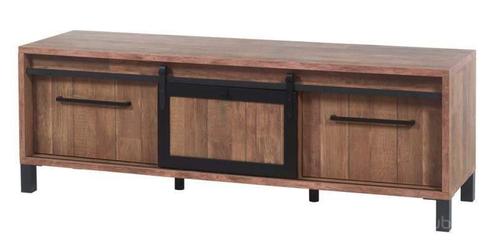TV meubel Groot Alphen Oud Teakhout - tv-meubels, Huis en Inrichting, Kasten | Buffetkasten, Nieuw, Overige materialen