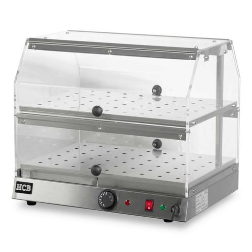 HCB Warmhoudvitrine - 50 cm - 230V - RVS, Zakelijke goederen, Horeca | Keukenapparatuur, Nieuw in verpakking, Overige typen, Verzenden