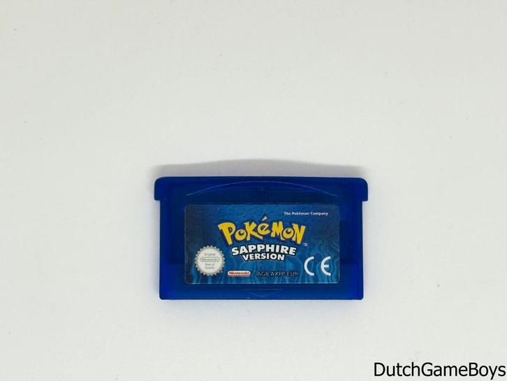 Gameboy Advance / GBA - Pokemon Sapphire Version - EUR, Spelcomputers en Games, Games | Nintendo Game Boy, Gebruikt, Verzenden