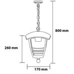 LED Tuinverlichting - Hanglamp - Narmy 2 - Plafond - Mat, Nieuw, Ophalen of Verzenden, IJzer, Led