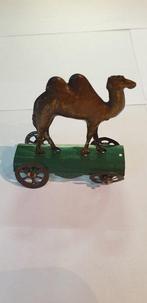 IJF - Blikken speelgoed - Antique Tin Penny Toy, Dromedary, Antiek en Kunst, Antiek | Speelgoed