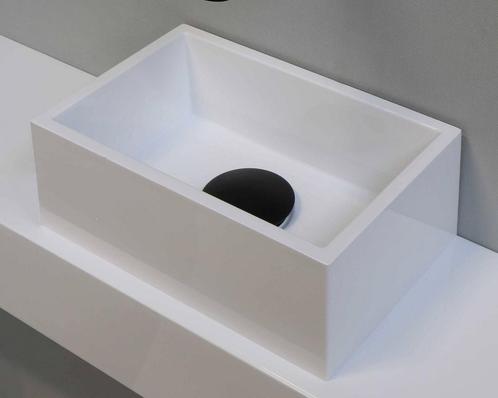 Easy Break Wastafel | Polystone | Glans Wit | 27x18x10, Huis en Inrichting, Badkamer | Badkamermeubels, Minder dan 25 cm, Nieuw