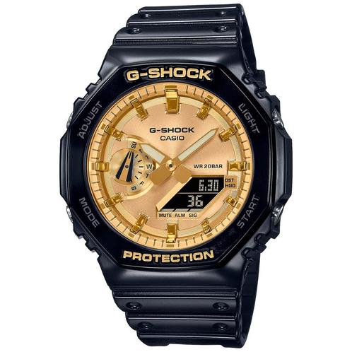 Casio - GA-2100GB-1AER - black, Sieraden, Tassen en Uiterlijk, Horloges | Dames, Verzenden