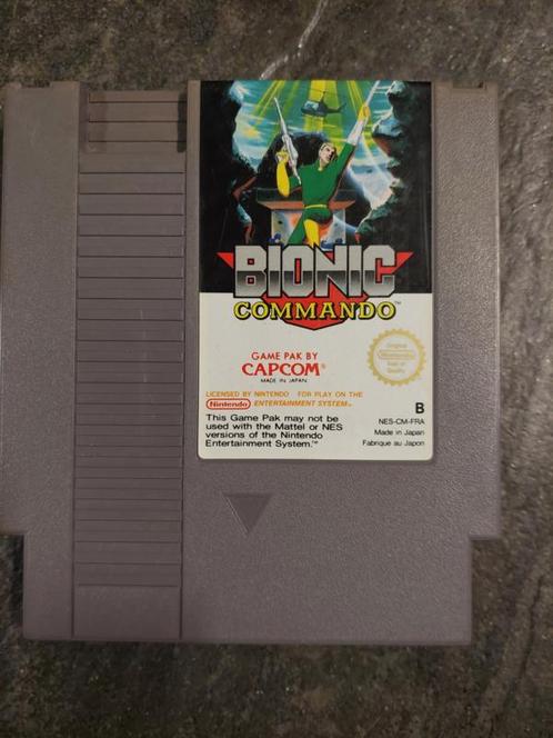 Bionic Commando (NES tweedehands game), Spelcomputers en Games, Games | Nintendo NES, Zo goed als nieuw, Ophalen of Verzenden