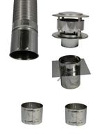 Compleet flexibel rookkanaal 100 mm plus, Ophalen, Nieuw
