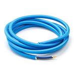 Strijkijzersnoer | Calex | 1.5 meter (2 x 0.75 mm², Blauw), Huis en Inrichting, Lampen | Hanglampen, Verzenden, Nieuw