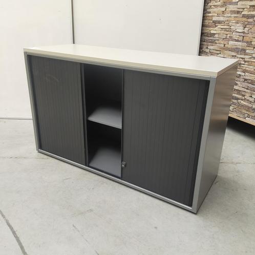 Ahrend grijze metalen roldeurkast - 73x120x45 cm, Huis en Inrichting, Kasten | Roldeurkasten en Archiefkasten, Ophalen of Verzenden