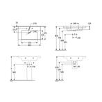 Wastafel Villeroy & Boch Subway Met CeramicPlus Geen, Doe-het-zelf en Verbouw, Sanitair, Ophalen of Verzenden, Nieuw