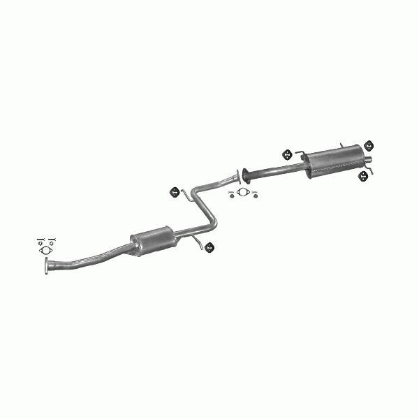 Complete Uitlaatset Mazda 323 1.3 1989.11 - 1991.02, Auto-onderdelen, Uitlaatsystemen, Verzenden
