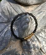 Paardenhaar armband - enkel en rond gevlochten - zwart, Verzenden, Nieuw
