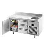 GGM Gastro | Koelwerkbank Premium PLUS - 1468x700mm - met 1, Verzenden, Nieuw in verpakking