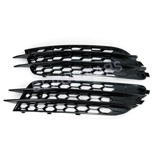 RS6 Look Mistlamp roosters Black Edition voor Audi A6 C7 4G, Auto-onderdelen, Carrosserie en Plaatwerk, Links, Rechts, Nieuw, Audi