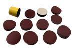 Set van 50 mm handschuurblok en 100 schuurschijfjes, korrel, Doe-het-zelf en Verbouw, Ophalen of Verzenden, Nieuw