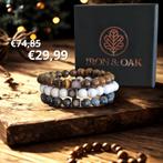 3 Luxe Natuurstenen Armbanden – €29,99 (Normaal €74,85), Overige materialen, Verzenden, Nieuw, Overige kleuren