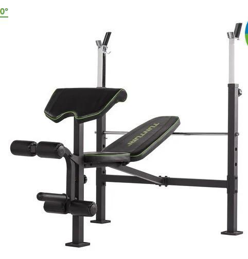 Tunturi WB60 trainingsbank/halterbank, Sport en Fitness, Fitnessapparatuur, Overige typen, Nieuw, Armen, Benen, Borst, Buik, Rug