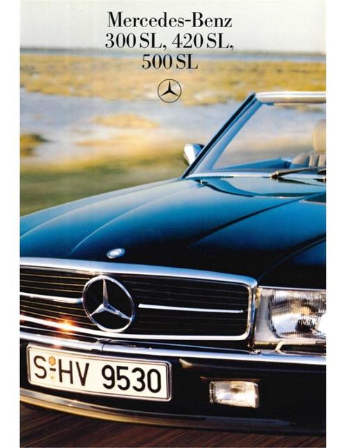 1985 MERCEDES BENZ SL BROCHURE FRANS, Boeken, Auto's | Folders en Tijdschriften