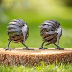 Figuur - Twee kiwi vogels (3) - Metaal, Antiek en Kunst