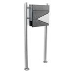 Staande brievenbus - Grafiet - RVS, Verzenden, Nieuw