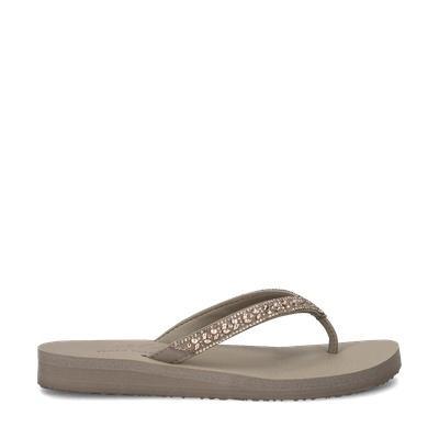 Skechers Meditation Butterfly Garden slippers voor dames, Kleding | Dames, Schoenen, Slippers, Bruin, Nieuw, Verzenden