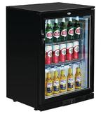 Barkoeling met klapdeur | Zwart | 138L | 90(h)x60x52 cm, Verzenden, Nieuw in verpakking
