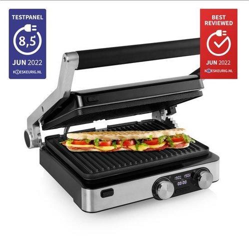 Princess Digital Grill Master Pro 117310 – 2 regelbare therm, Witgoed en Apparatuur, Grillplaten, Nieuw