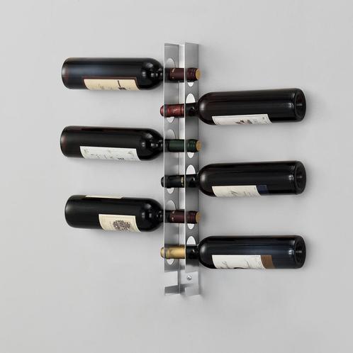 Wijnrek Pfalz voor 6 flessen wandmontage 55x5x7 cm, Huis en Inrichting, Woonaccessoires | Wijnrekken, Nieuw, Verzenden