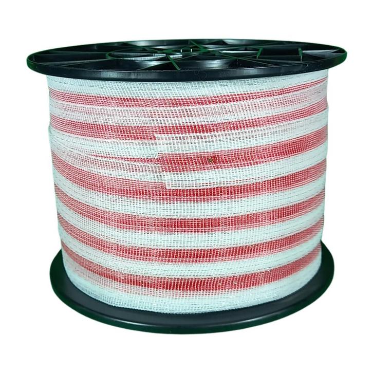 Schriklint rood-wit 200meter 40mm, Tuin en Terras, Gaas en Draad, Ophalen of Verzenden